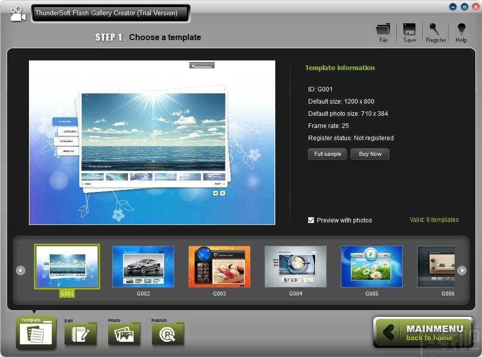 ThunderSoft Flash Gallery Creator下载,照片库软件,图像管理