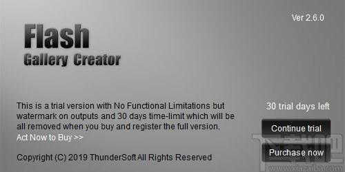 ThunderSoft Flash Gallery Creator下载,照片库软件,图像管理
