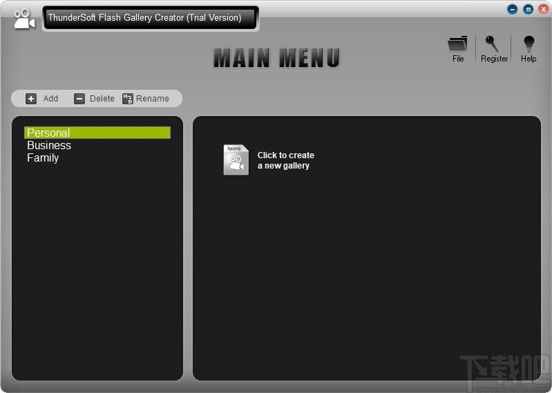 ThunderSoft Flash Gallery Creator下载,照片库软件,图像管理