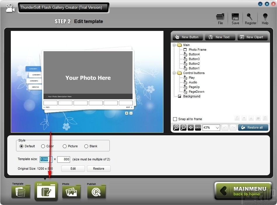 ThunderSoft Flash Gallery Creator下载,照片库软件,图像管理